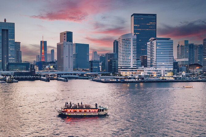 Tokyo Bay Yakatabune Dinner/Day Cruise with Japan Show and Drinks - Fuji TV, Tokyo Tower, and What You Will See From the Boat