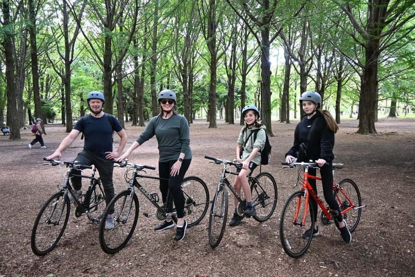 Tokyo Bike Tour: Shibuya, Harajuku & Hidden Gems - Gaien Ginkgo Avenue and the National Stadium