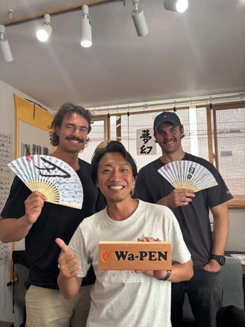 Tokyo:Calligraphy &Make your original folding fan in Asakusa - Why calligraphy makes a good break in Asakusa