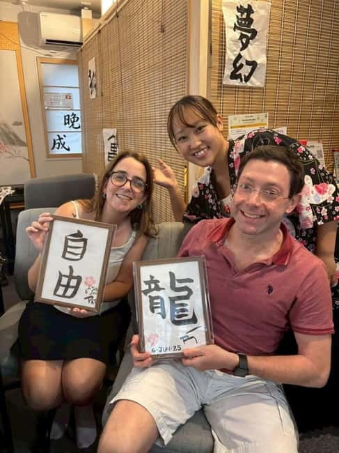 Tokyo:Calligraphy &Make your original folding fan in Asakusa - Who will get the most from this activity