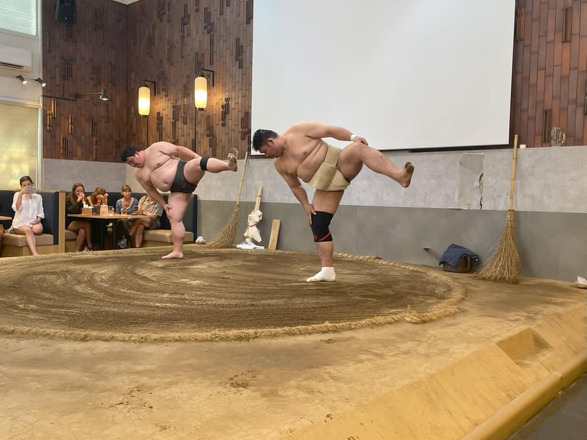 Tokyo: Challenge Sumo Wrestlers and Enjoy Meal - Lunch or dinner: tonkatsu, sukiyaki, and the meal value