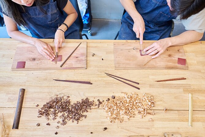 Tokyo Chopstick Making Workshop with Artisan - A quiet craft corner in Taito City