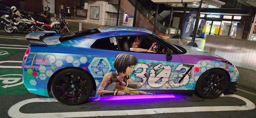 Tokyo:Daikoku JDM Street Culture Tour in wrapped 86 - Meeting Jeremy at the Shinjuku garage