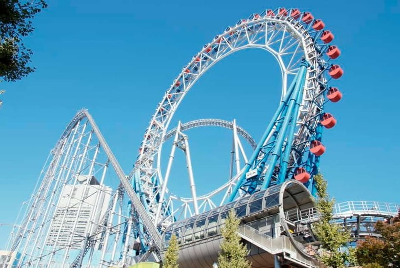 Tokyo Dome City Attractions 5-Ride Ticket - Thunder Dolphin, Tokyo Dome City’s headline ride