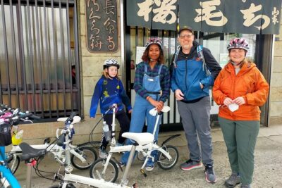 Tokyo downtown bicycle tour Tokyo Backstreets Bike Tour