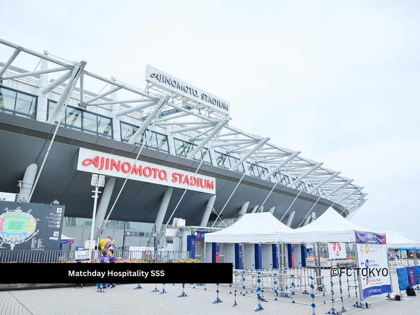 Tokyo: FC TOKYO Football Game at Ajinomoto Stadium - Matchday Hospitality SSS compared with standard tickets