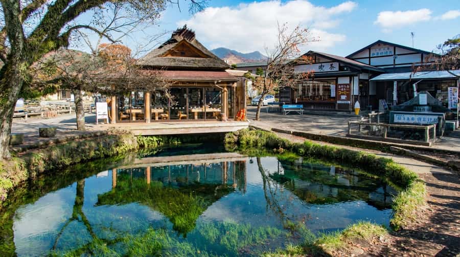 Tokyo: Full-Day Tour of the Six Majestic Spots of Mt Fuji - Oshino Hakkai, eight springs in a traditional village