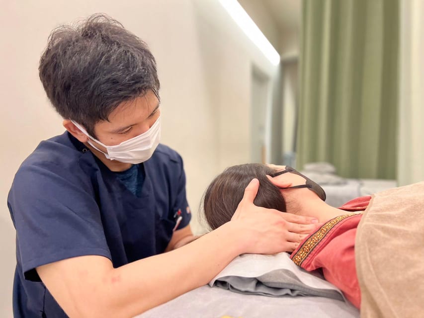 Tokyo: Japanese Massage - Kangfu Beauty & Body Care Salon - Micro-bubble scalp care for tired eyes