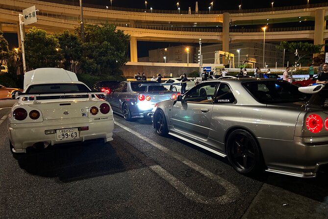 Tokyo JDM Car Meet Experience in Daikoku PA - The nighttime drive through Tokyo