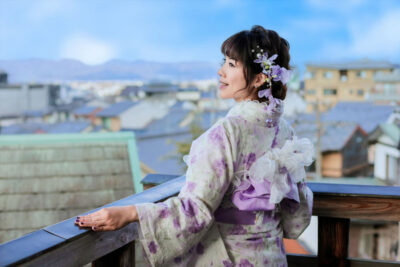 Tokyo Kimono, Furisode, and Yukata Rental Experience | Exquisite Hairstyling & Japanese Makeup & Photo Shoot (Ookini Asakusa Kaminarimon)