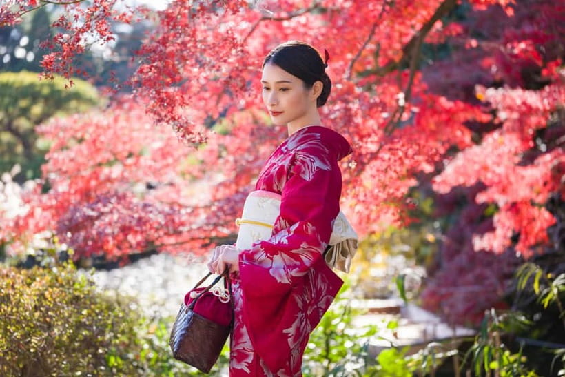 Tokyo: Kimono Rental inside Shinjuku Gyoen National Garden - What You Receive For $45