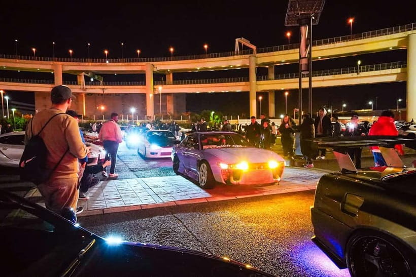 Tokyo: Legendary JDM CAR Daikoku Underground Meetup - APIT Shinonome: Japan’s tuning culture under one roof
