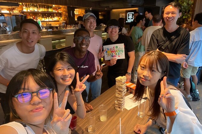 Tokyo Locals & Traveller can come alone Party experience Shibuya - Games That Make Meeting People Less Awkward