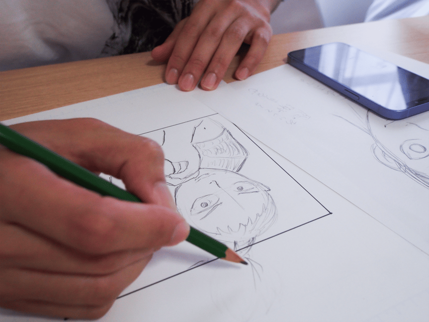 Tokyo: Manga Drawing Workshop Guided by Pro Manga Artist - The sensei and interpreter make the difference