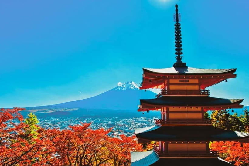 Tokyo:Mt.Fuji,Kawaguchiko Oishi Park,Arakurayama Sengen Park - Why the route works from Tokyo