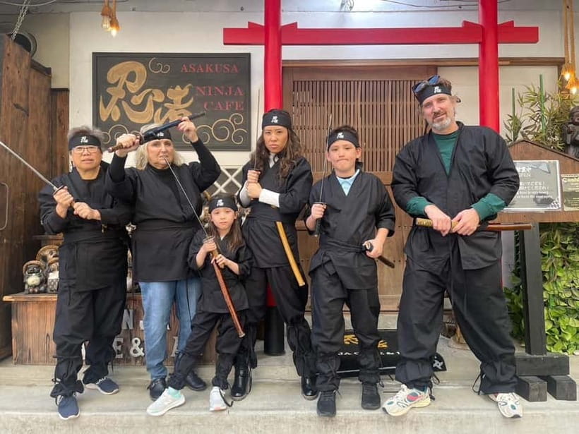 Tokyo: Ninja Experience Cafe Asakusa - Three Weapons, Three Different Skills