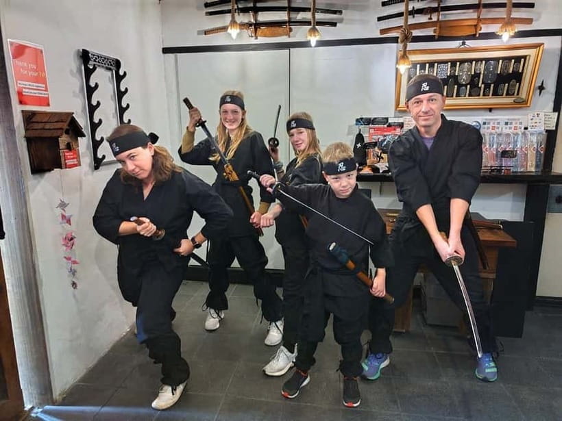 Tokyo: Ninja Experience Cafe Asakusa - Changing Into A Ninja Uniform