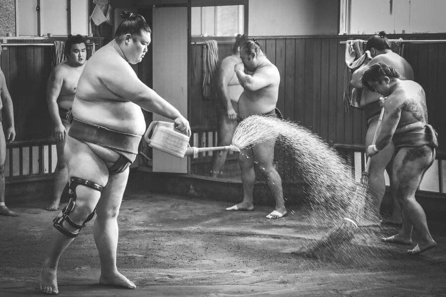 Tokyo: Not a show- a professional sumo practice with experts - The rituals, discipline, and human side of sumo