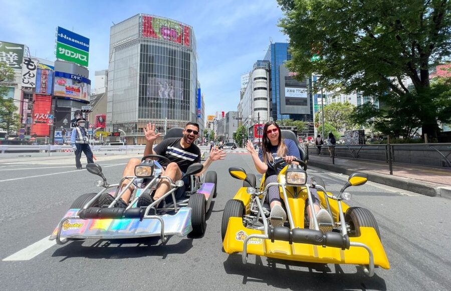 Tokyo: Premium Go-Kart Tour with Tower & Shibuya Crossing - Roppongi brings the first city rush
