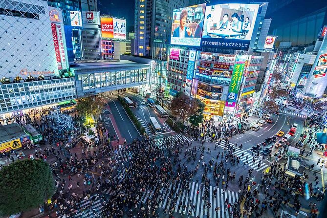 Tokyo Private SightSeeing Day Tour With Guide - Shibuya Crossing finishes with Tokyo at full speed