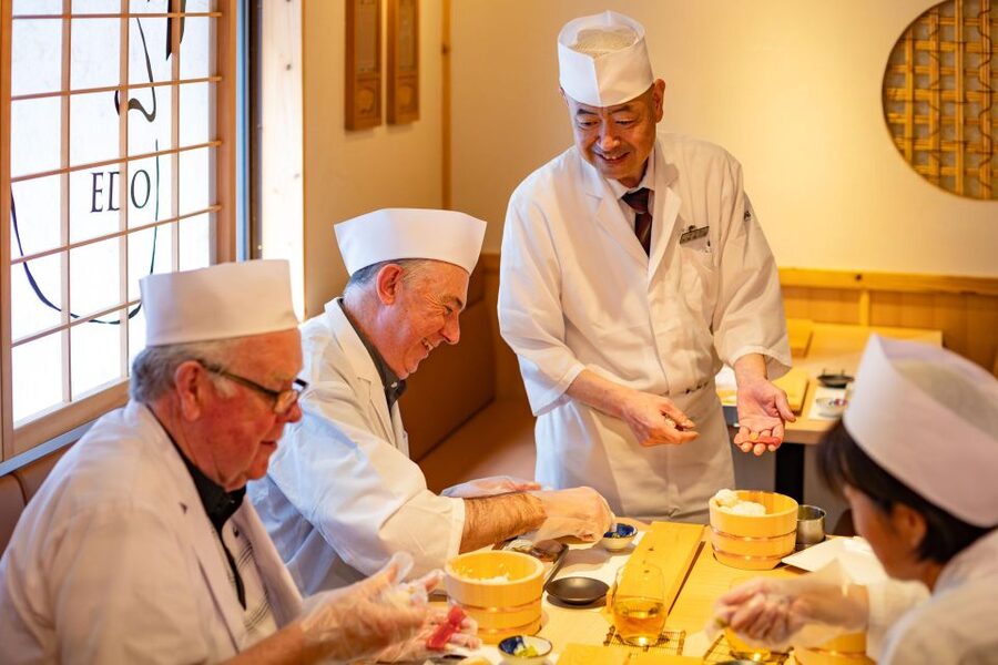 Tokyo Professional Sushi Chef Experience - Practicing Nigiri With Six Seafood Styles
