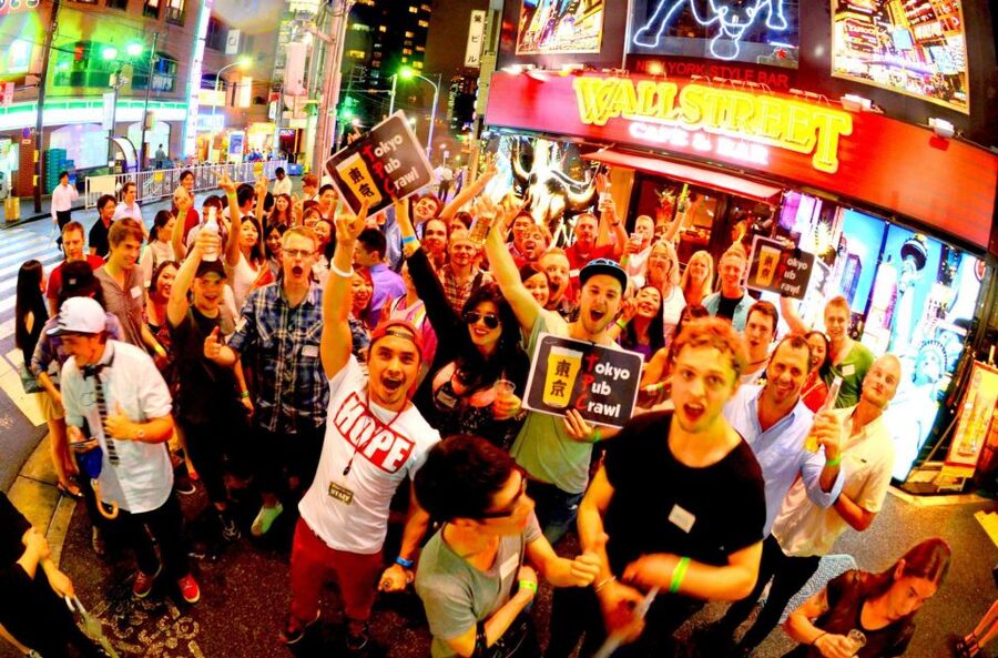 Tokyo: Pub Crawl and Bar Tour - The second local bar: games, music, and a bigger crowd