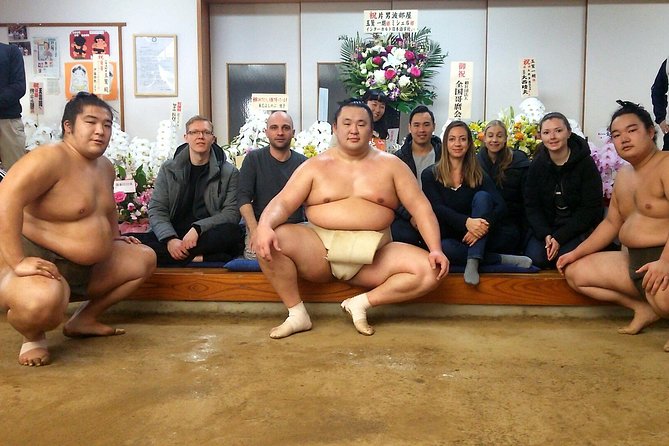 Tokyo Ryogoku Sumo Morning Practice + Photo Shoot with Wrestlers - The short Ryogoku finish