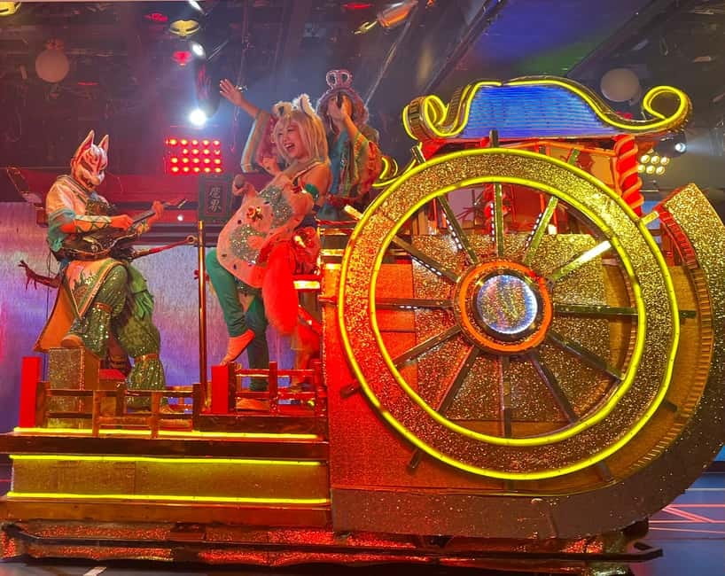 Tokyo: Samurai Restaurant Show Ticket with 2 Drinks - Timing, late arrival, and practical rules