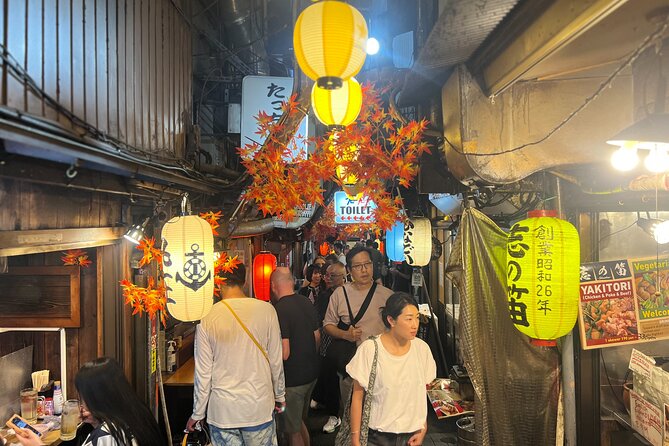 Tokyo: Shinjuku Food Tour (13 Dishes at 4 Local Eateries) - Omoide Yokocho: tiny alleys and a first taste