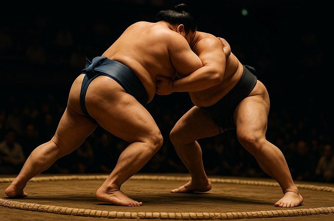 Tokyo Shinjuku Sumo Show and Experience with Drinks and Photo - The Sumo Challenge and audience participation