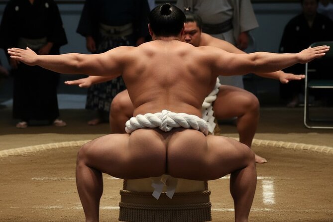 Tokyo Shinjuku Sumo Show & Experience with Photo - Learning the rituals before the action