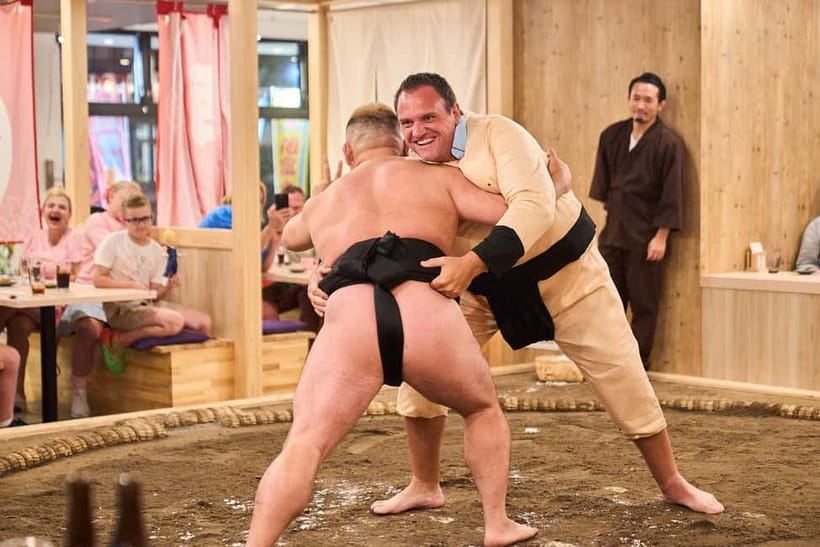 Tokyo Sumo Experience: Chanko & Mochi with a Former Pro - Sitting Beside the Dohyo