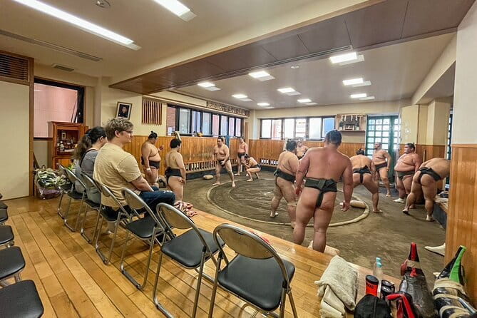 Tokyo Sumo Morning Practice Tour w/ Ring-Side Seat + Photo Shoot - Inside the stable: 90 minutes of serious practice