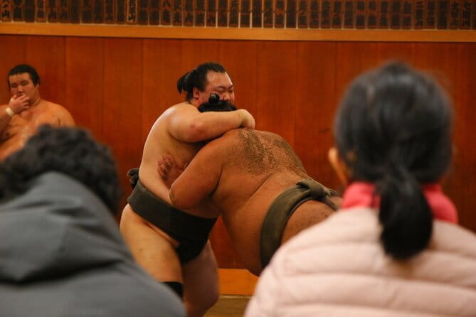Tokyo Sumo Morning Practice: Viewing & Exclusive Interaction - Entering the Stable for Morning Training