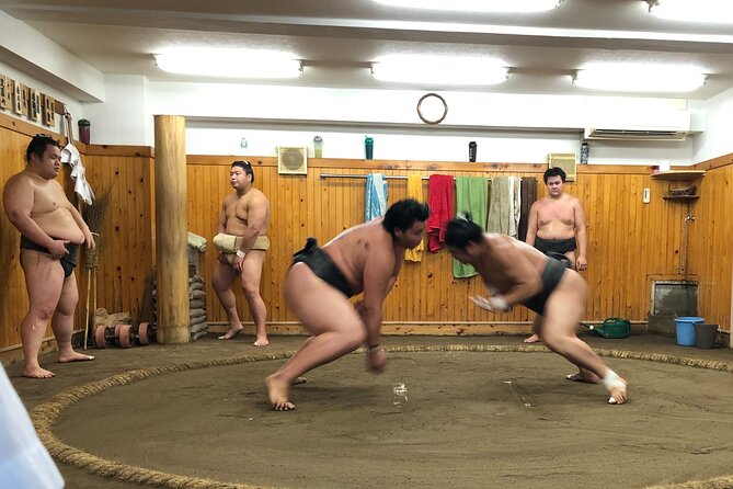 Tokyo Sumo Morning Training/ Sumo Practice with Wrestlers - Meeting the Wrestlers After Practice