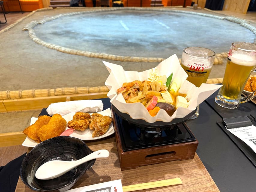 Tokyo: Sumo Show Experience with Chicken Hot Pot and a Photo - What You Receive for $103