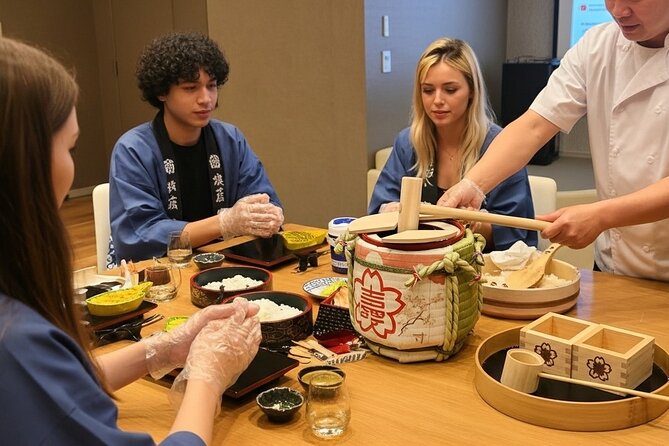Tokyo Sushi Making Class : Sake Ceremony & Matcha Experience - Learning nigiri without making it intimidating