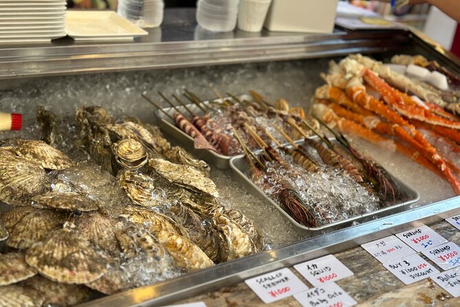 Tokyo: Tsukiji Fish Market Food and Walking tour - Tsukiji Jogai Market and the food lanes