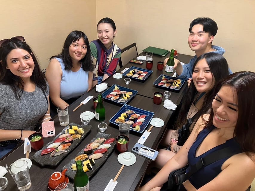 Tokyo: Tsukiji walk & sushi private tour with Uni Students - What the three hours feel like