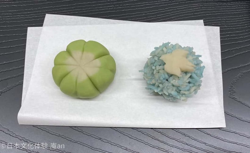 Tokyo: Two Types of Japanese Sweets Making and Tea Ceremony - Shaping two seasonal nerikiri