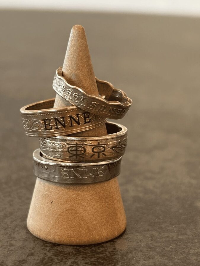 Tokyo: Vintage Coin Ring Making Workshop in Asakusa - Choosing a coin in Asakusa