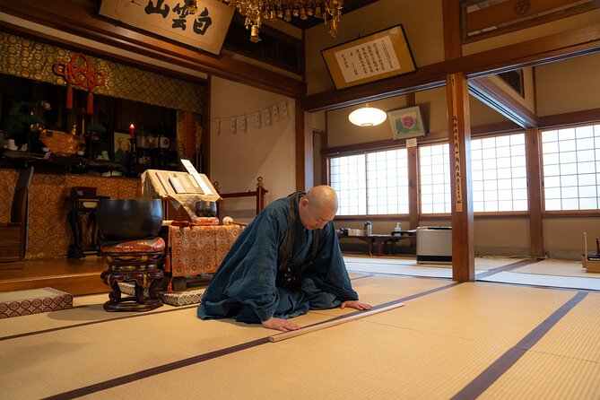 Tokyo Zen Meditation at Private Temple with Monk - What seated meditation is like here
