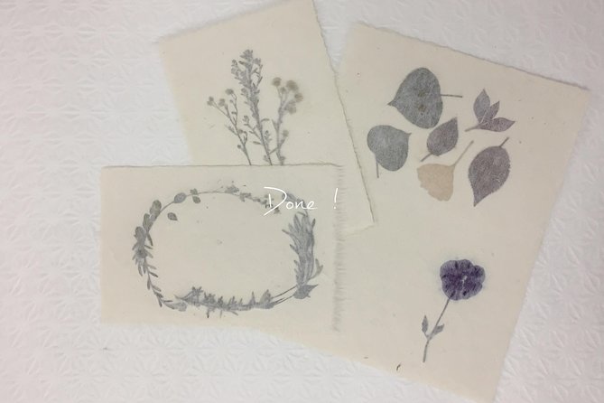 Traditional Japanese Washi Papermaking- Kyoto morning - Decorating with cherry blossoms, maple leaves, and cut paper