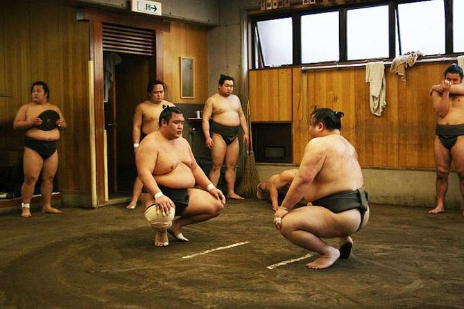 Watch Sumo Morning Practice at Stable in Tokyo - The final photographs are useful, but not guaranteed