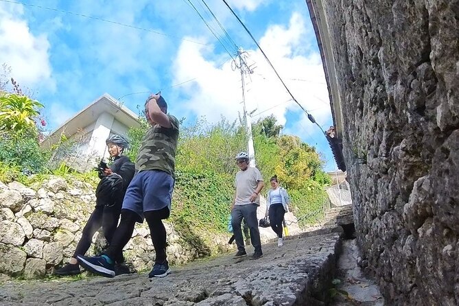 Zodiac Shrines and Naha Backstreets Cycling Tour - Shuri Kannondo, a vermilion view over the city